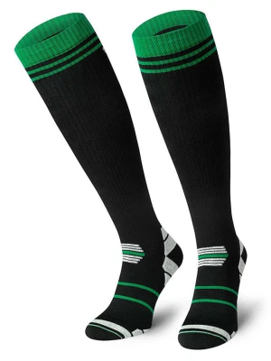 Spaio Podkolanówki narciarskie "01" w kolorze czarno-zielonym rozmiar: 41-43