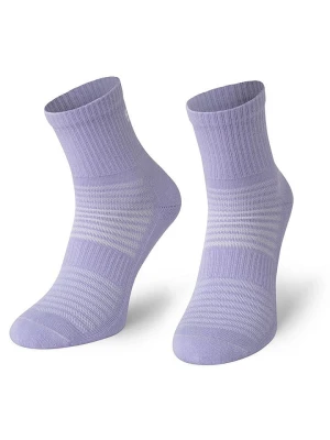 Spaio Skarpety "Adapt" w kolorze fioletowo-białym rozmiar: 38-40