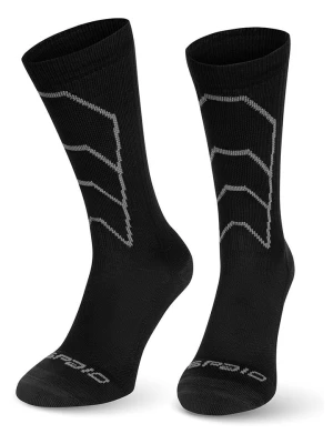 Spaio Skarpety funkcyjne "Rapid" w kolorze czarno-szarym rozmiar: 38-40