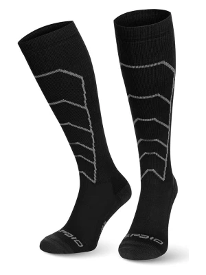 Spaio Skarpety funkcyjne "Rapid" w kolorze czarno-szarym rozmiar: 44-46