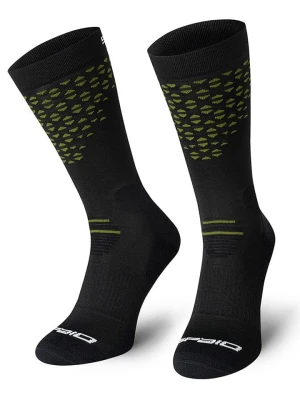 Spaio Skarpety trekkingowe "Fierce" w kolorze czarno-zielonym rozmiar: 38-40