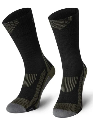 Spaio Skarpety trekkingowe "Tactical" w kolorze czarno-szaro-oliwkowym rozmiar: 38-40