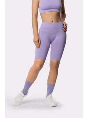 Spaio Szorty sportowe "Adapt Biker" w kolorze fioletowym rozmiar: M