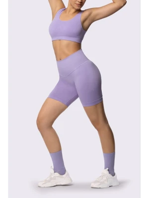 Spaio Szorty sportowe "Adapt" w kolorze fioletowym rozmiar: L