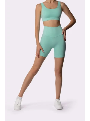 Spaio Szorty sportowe "Adapt" w kolorze turkusowym rozmiar: L