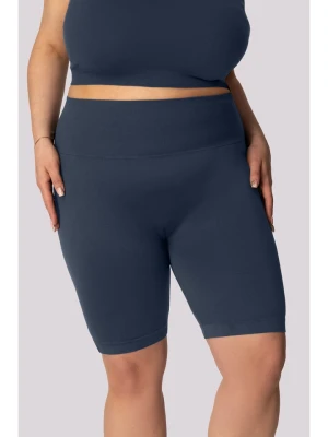 Spaio Szorty sportowe "Base" w kolorze granatowym rozmiar: XXL