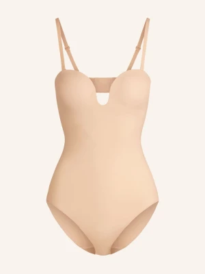 Spanx Body Modelujące Spanxshape™ Suit Your Fancy Strapless Bodysuit beige