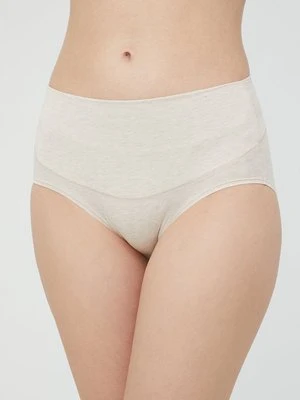 Spanx figi modelujące Cotton Control kolor beżowy