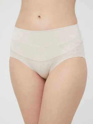 Spanx figi modelujące Cotton Control kolor beżowy