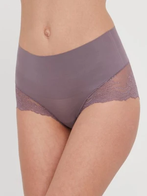 Spanx figi modelujące kolor fioletowy z koronki