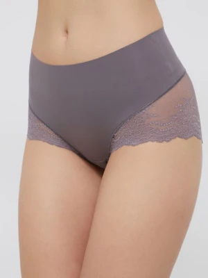 Spanx figi modelujące kolor fioletowy z koronki