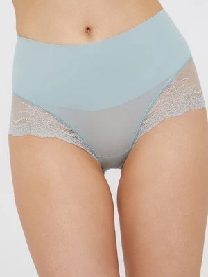 Spanx figi modelujące kolor zielony z koronki