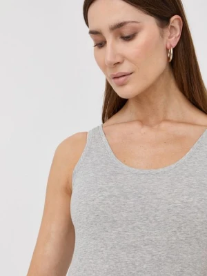 Spanx top modelujący Cotton Control damski kolor szary