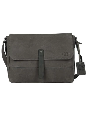 SPARWELL Skórzana torebka "Ace" w kolorze antracytowym - 37 x 28 x 8 cm rozmiar: onesize