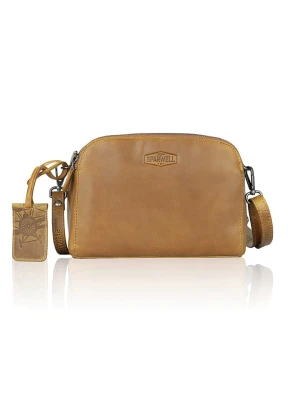 SPARWELL Skórzana torebka "Kreative Karina" w kolorze jasnobrązowym - 21 x 16 x 6 cm rozmiar: onesize