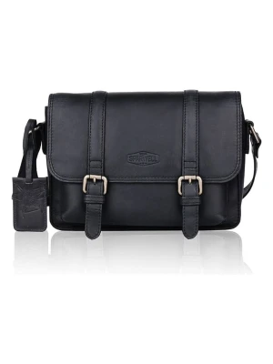 SPARWELL Skórzana torebka "Kreative Khloe" w kolorze czarnym - 25 x 17 x 10 cm rozmiar: onesize