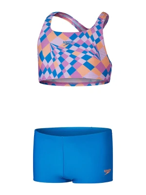 Speedo Bikini "Eco Allover" w kolorze niebieskim ze wzorem rozmiar: 140