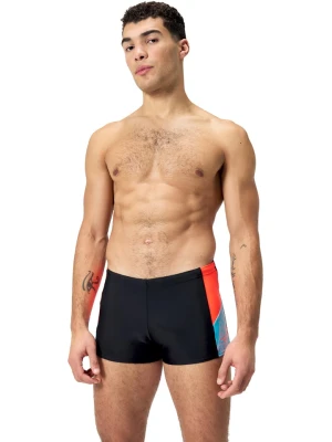 Speedo Kąpielówki "Aquashorts" w kolorze czarno-pomarańczowo-błękitnym rozmiar: 6
