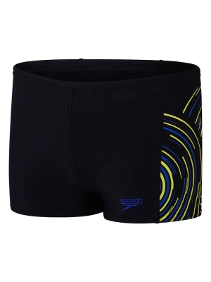 Speedo Kąpielówki "Aquashorts" w kolorze czarno-żółto-niebieskim rozmiar: 164