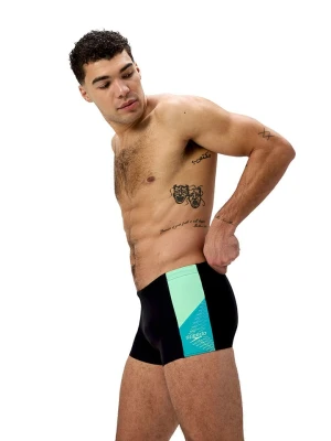 Speedo Kąpielówki "Dive" w kolorze czarno-turkusowym rozmiar: 7