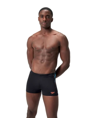 Speedo Kąpielówki "Eco+ H-Boom" w kolorze czarno-błękitno-pomarańczowym rozmiar: 5