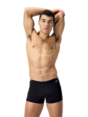 Speedo Kąpielówki "Eco+ H-Boom" w kolorze czarno-oliwkowym rozmiar: 4
