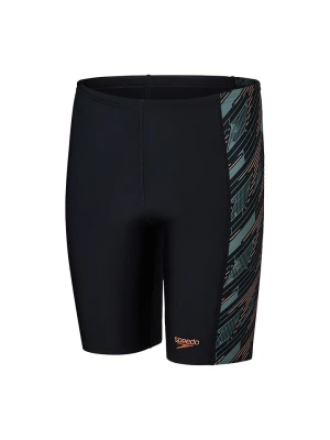 Speedo Kąpielówki "Eco H-Boom" w kolorze czarno-pomarańczowo-oliwkowym rozmiar: 128