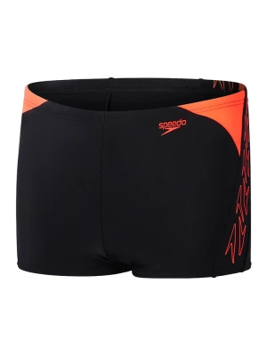 Speedo Kąpielówki "Eco H-Boom" w kolorze czarno-pomarańczowym rozmiar: 140