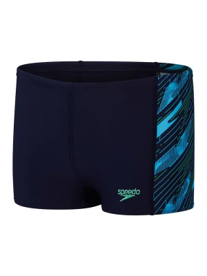 Speedo Kąpielówki "Eco H-Boom" w kolorze granatowo-błękitno-zielonym rozmiar: 152