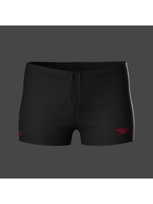 Speedo Kąpielówki "Eco Placement" w kolorze czarno-czerwonym rozmiar: 152
