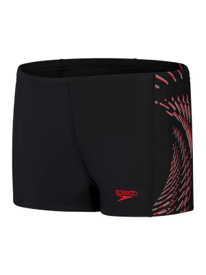 Speedo Kąpielówki "Eco Plastisol" w kolorze czarno-czerwono-szarym rozmiar: 140