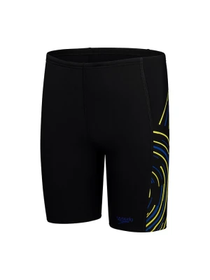 Speedo Kąpielówki "Eco Plastisol" w kolorze czarno-żółto-niebieskim rozmiar: 116