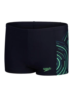 Speedo Kąpielówki "Eco Plastisol" w kolorze zielono-granatowo-czarnym rozmiar: 176