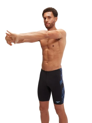 Speedo Kąpielówki "Eco+ Tech" w kolorze czarno-błękitnym rozmiar: 7