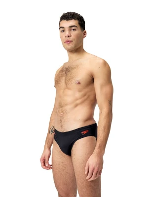 Speedo Kąpielówki "Eco+ Tech" w kolorze czarno-czerwonym rozmiar: 5