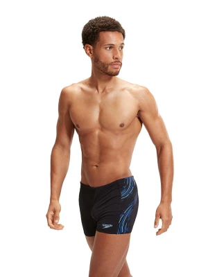 Speedo Kąpielówki "Eco+ Tech" w kolorze czarno-niebiesko-błękitnym rozmiar: 5