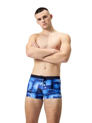 Speedo Kąpielówki "Eco Valmilton" w kolorze granatowo-błękitno-białym rozmiar: 10