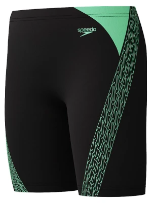 Speedo Kąpielówki "Hyperboom Splice" w kolorze czarno-zielonym rozmiar: 152