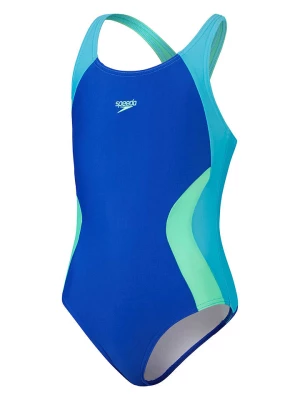 Speedo Strój kąpielowy "Eco Colourblock" w kolorze niebieskim rozmiar: 128