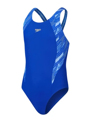 Speedo Strój kąpielowy "Eco H-Bloom" w kolorze niebiesko-błękitnym rozmiar: 152