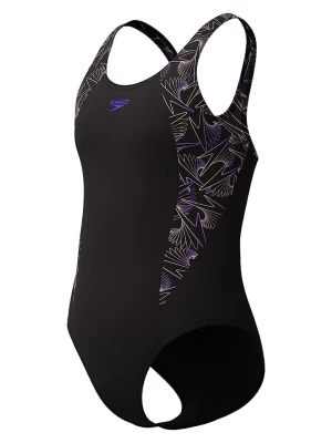 Speedo Strój kąpielowy "HyperBoom Splice Muscleback" w kolorze czarnym rozmiar: 176