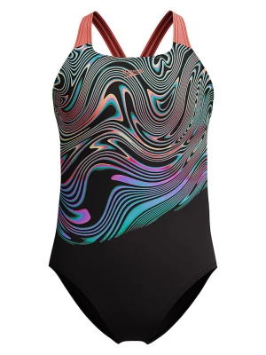 Speedo Strój kąpielowy w kolorze czarnym ze wzorem rozmiar: 128