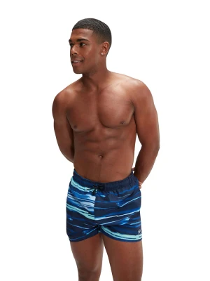 Speedo Szorty kąpielowe "Eco Dig" w kolorze granatowo-błękitno-białym rozmiar: XL