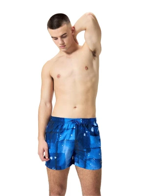Speedo Szorty kąpielowe "Eco Dig" w kolorze niebiesko-białym rozmiar: M