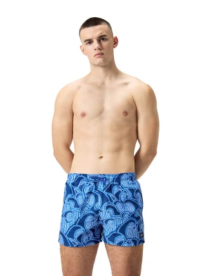 Speedo Szorty kąpielowe "Eco Dig" w kolorze niebiesko-błękitno-białym rozmiar: M
