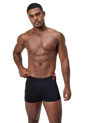 Speedo Szorty kąpielowe "End+ Hyperboom" w kolorze czarno-koralowym rozmiar: 6