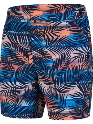 Speedo Szorty kąpielowe "Vintage Paradise" w kolorze niebieskim ze wzorem rozmiar: XL