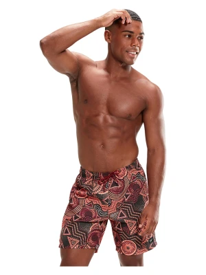 Speedo Szorty kąpielowe w kolorze czarnym ze wzorem rozmiar: S