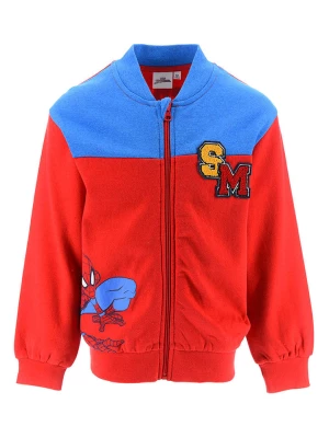 Spiderman Bluza "Spiderman" w kolorze niebiesko-czerwonym rozmiar: 116