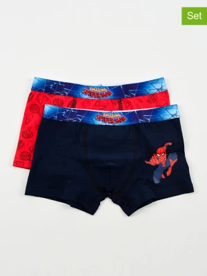 Spiderman Bokserki (2 pary) "Spider-Man" w kolorze czerwono-czarnym rozmiar: 98/104